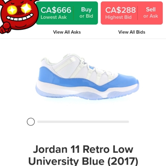 Air Jordan 11 Retro Low XI White University Blue - Picture 9 of 9